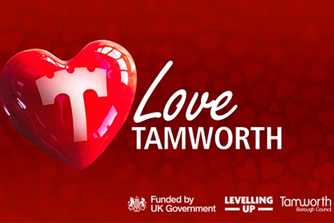 Love Tamworth red logo