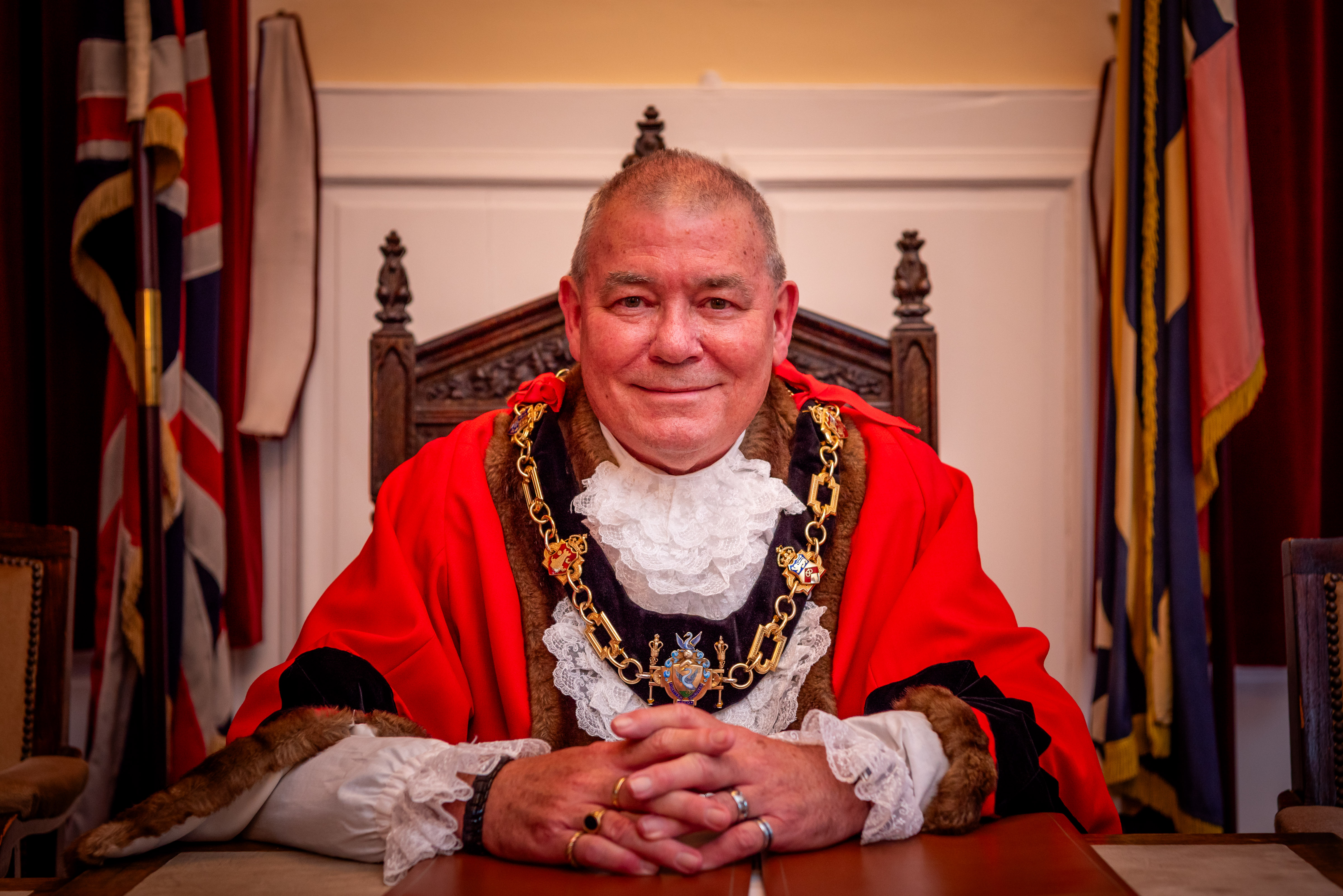 Chris Bain as the new Mayor