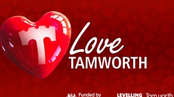 Love Tamworth red logo